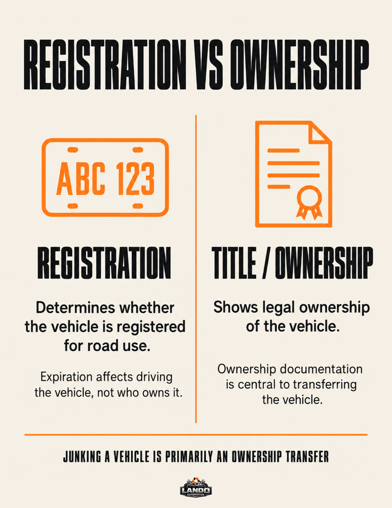 Can I Junk a Car With Expired Registration